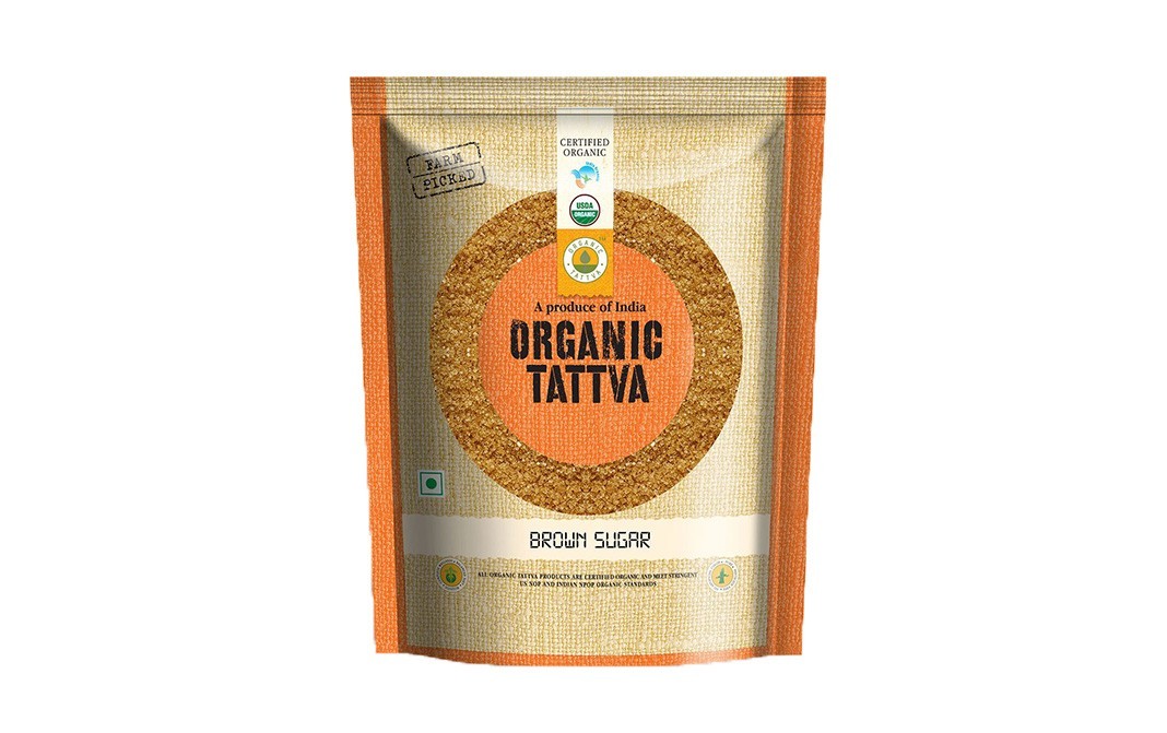 Organic Tattva Brown Sugar    Pack  500 grams